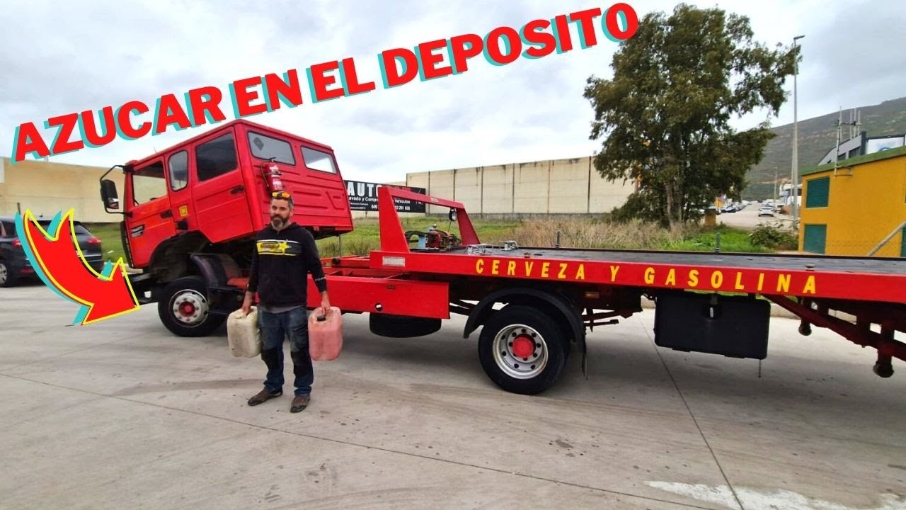 Han llenado el deposito de la grúa Renault Midliner con azúcar y lejía ! ¿podemos solucionarlo?