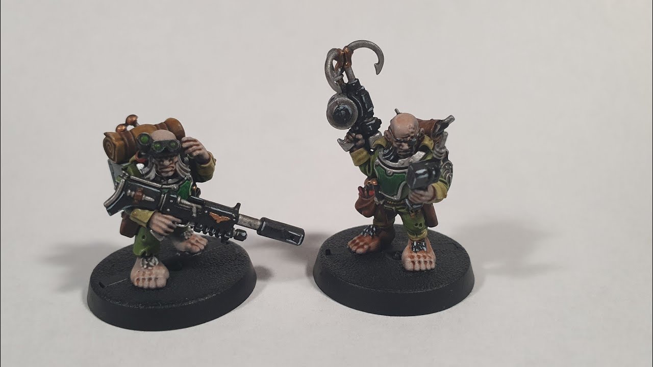 How to paint the Ratling Twins, Rein & Raus from Blackstone Fortress