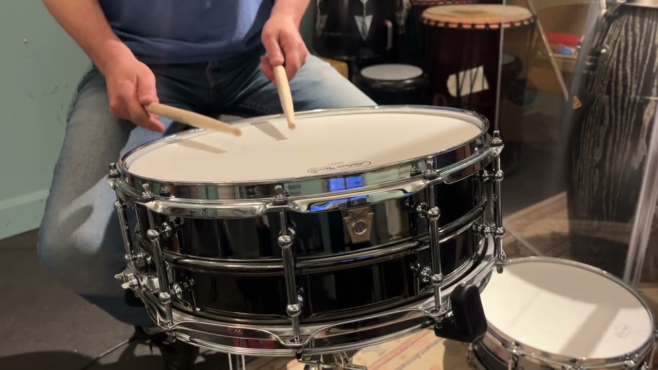 LUDWIG 5x14 BLACK BEAUTY SNARE DRUM