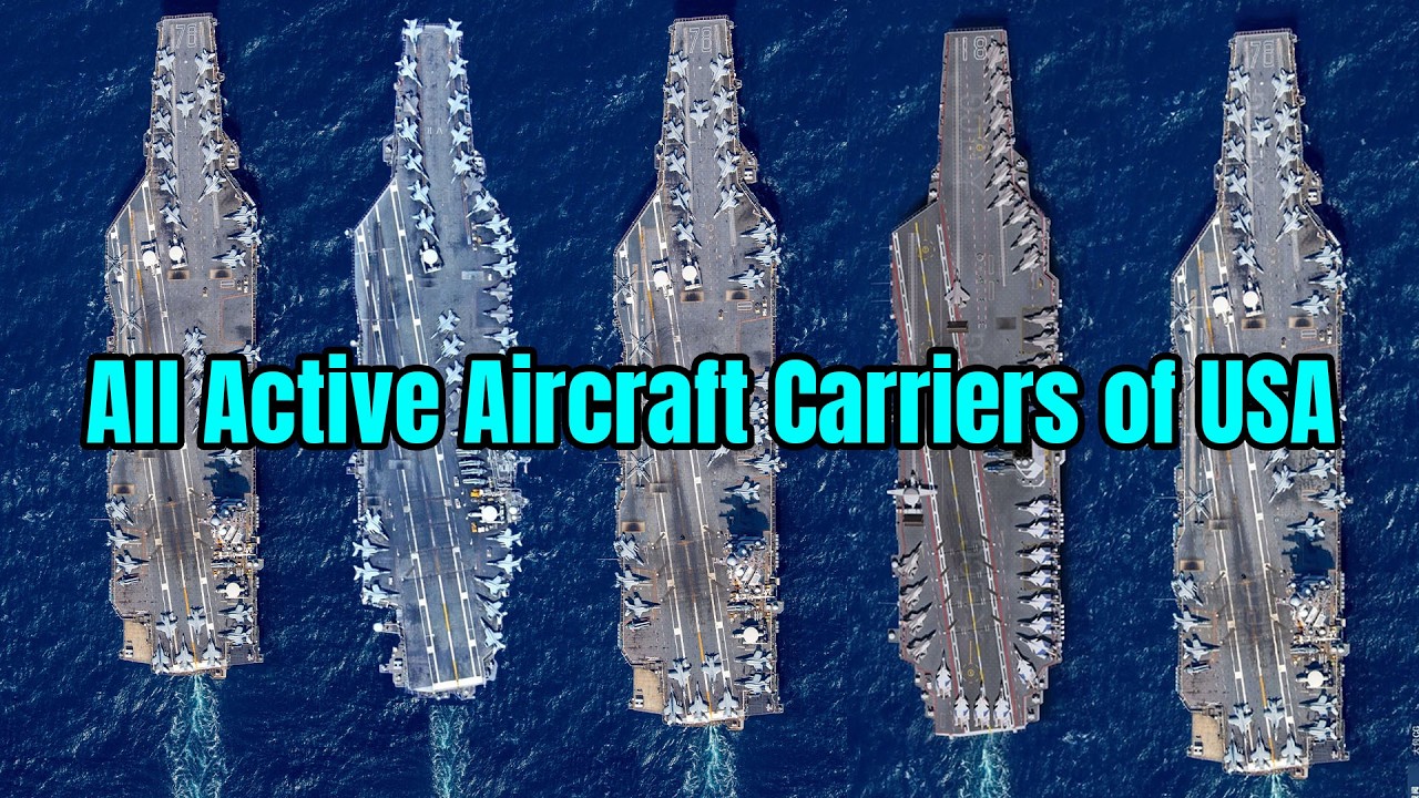 11 Unstoppable Giants: The U.S. Navy’s Active Aircraft Carriers