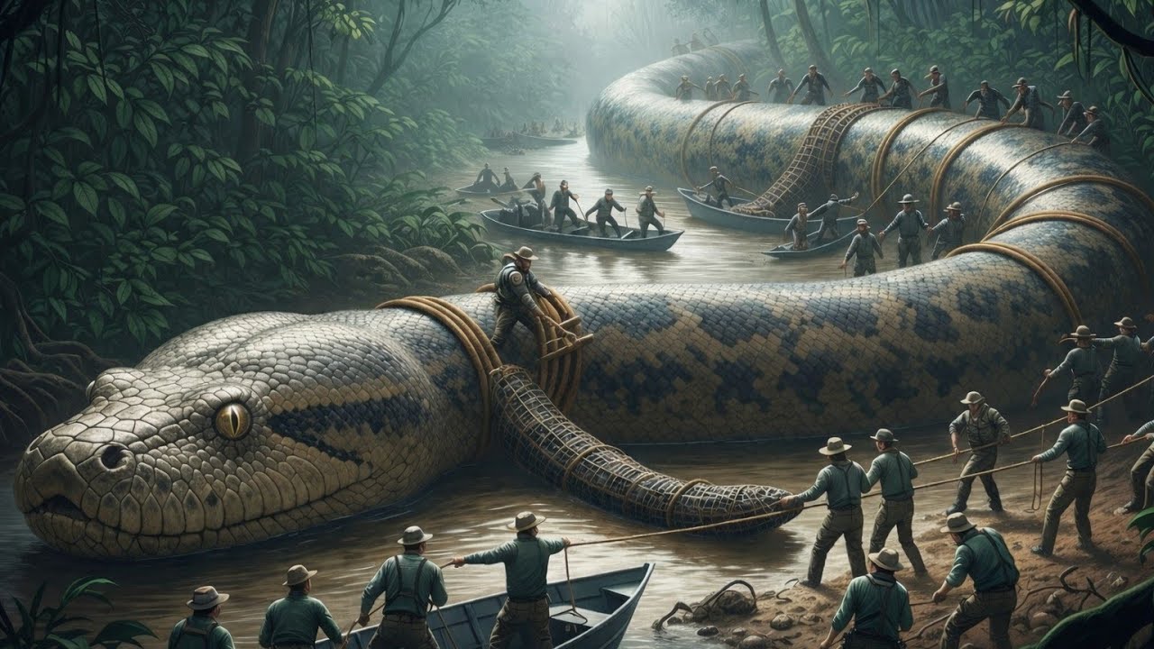 Inside the Factory That Handles a Giant Anaconda | 200-Foot Snake