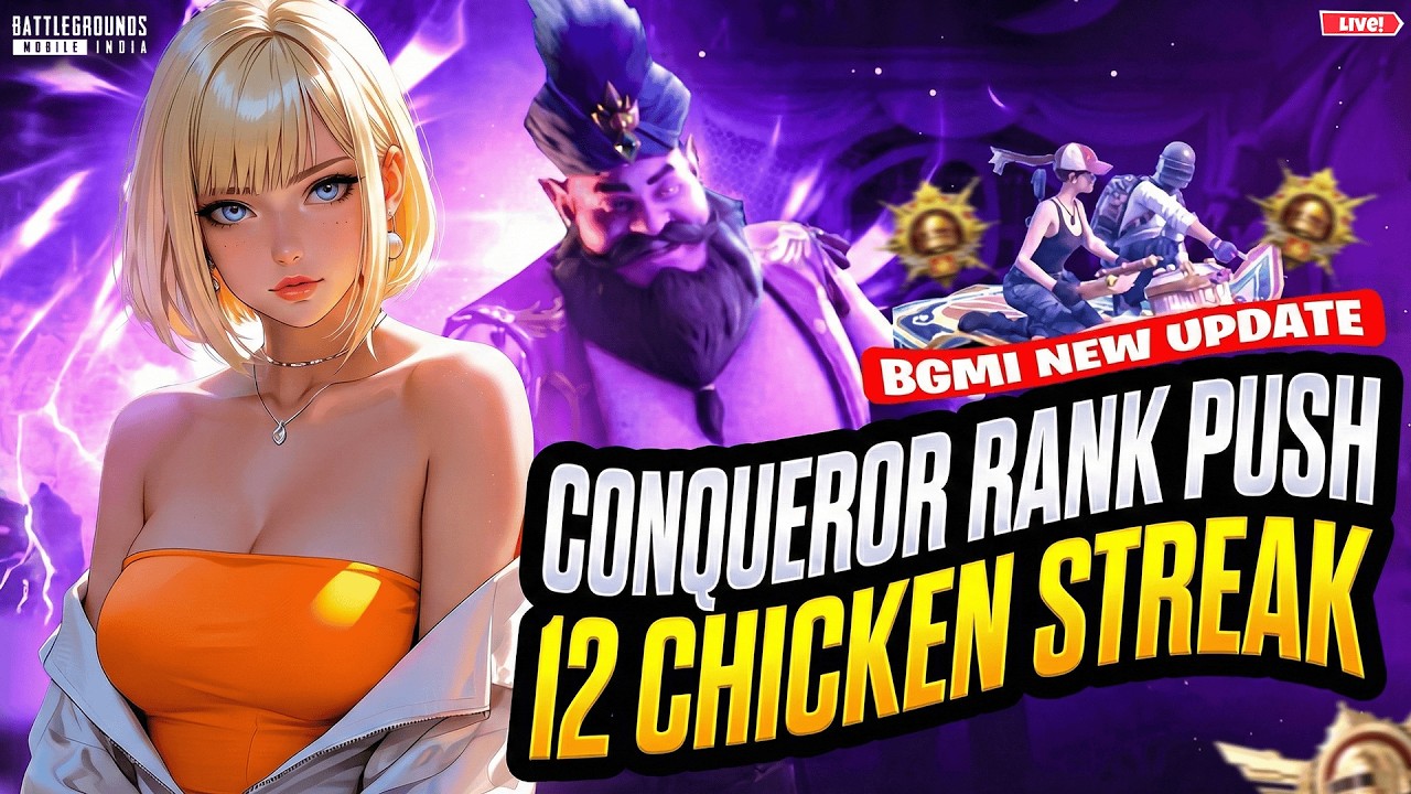 BGMI LIVE 🔴 12 Chicken Streak Challenge | Vecster Gaming #bgmi #shortslive #shorts #gaming