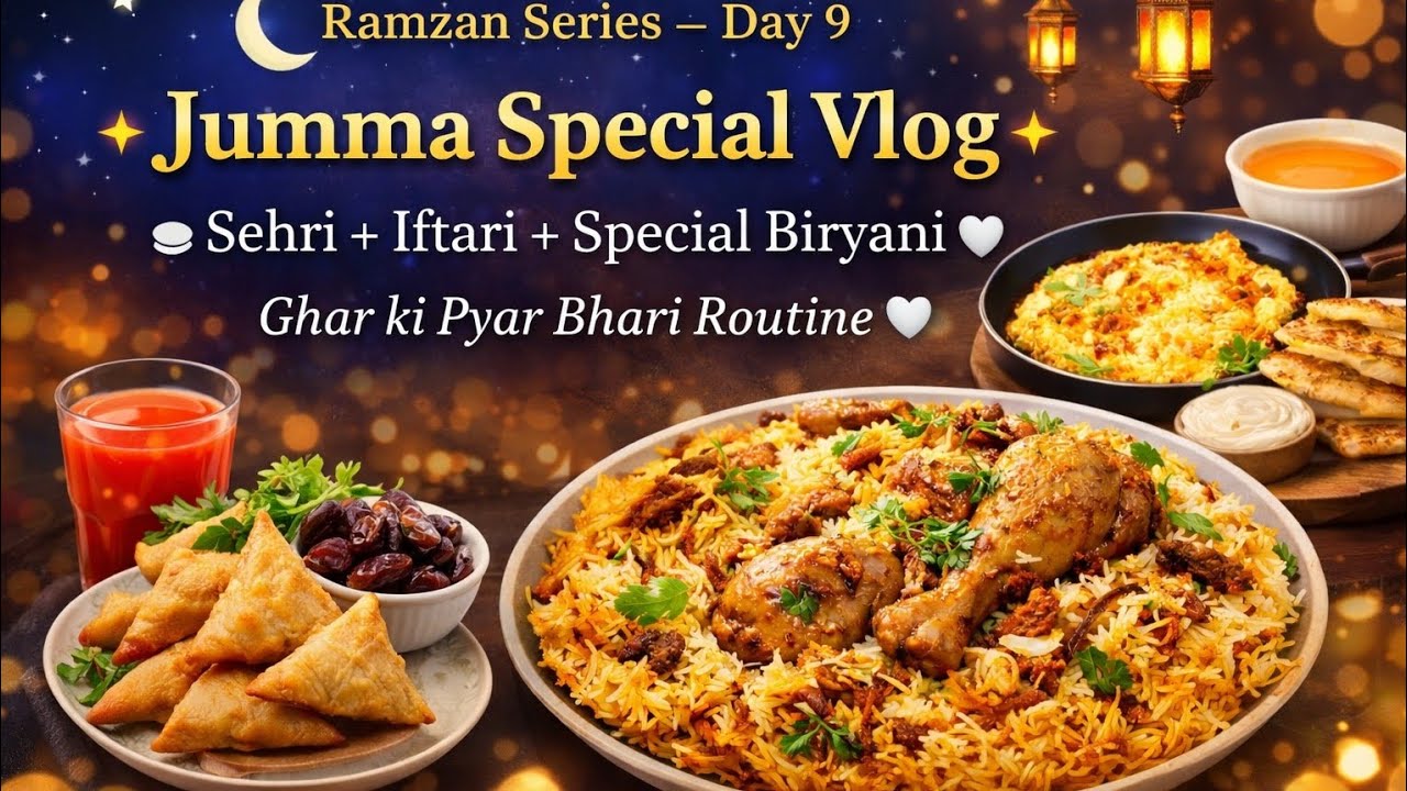 Ramzan Family Vlog 🕌 | Biryani Recipe | Iftari Prep | Sehri Routine | Kids School & Namaz 🤍