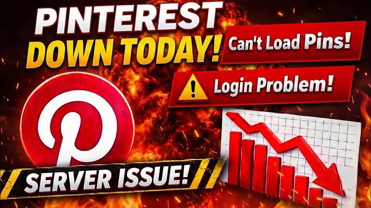 Pinterest is down today || Pinterest server down fix || how to fix pinterest not working problem