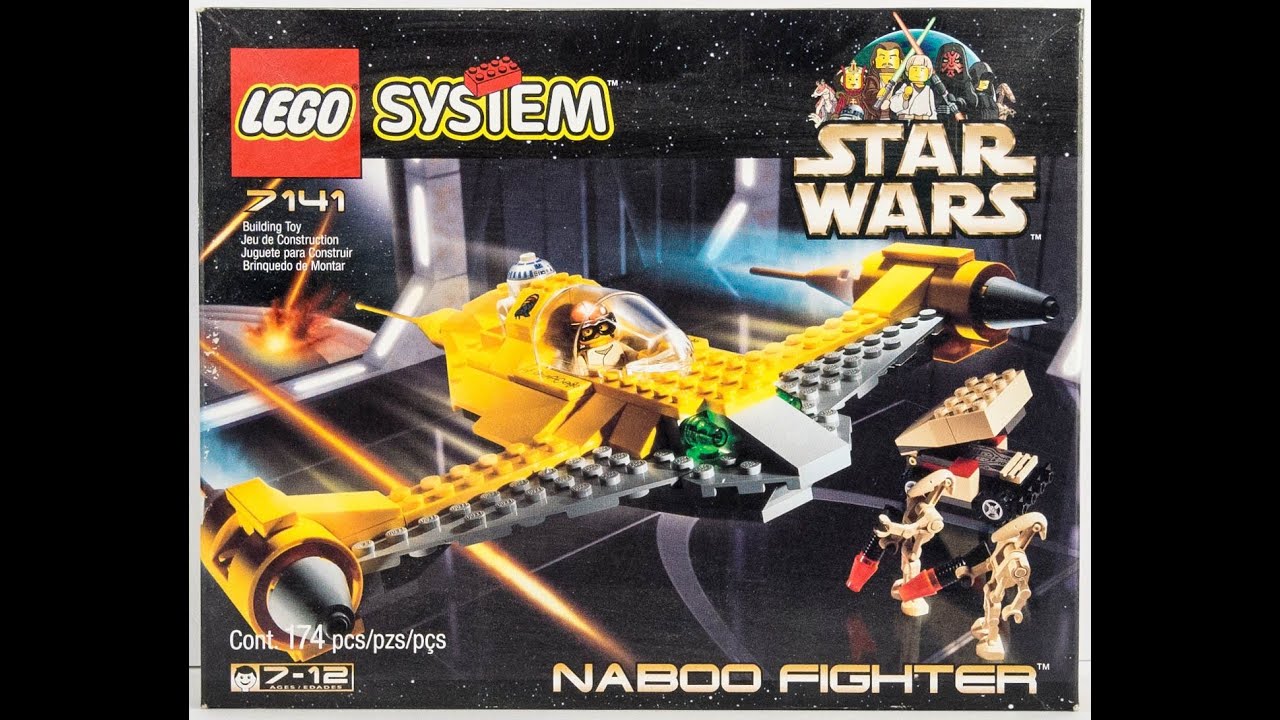 Lego Star Wars 1999 Naboo Starfighter Reveiw! 7141