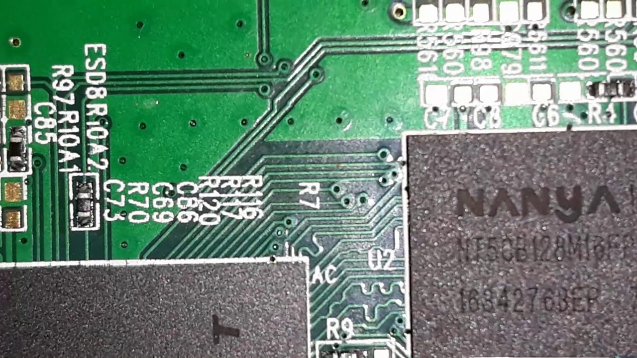 The C64 Mini - Close-up of its PCB Board