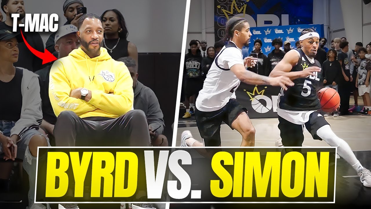 This 1v1 Got PHYSICAL! T-Mac's $20,000 Tournament | Byrd vs. Simon