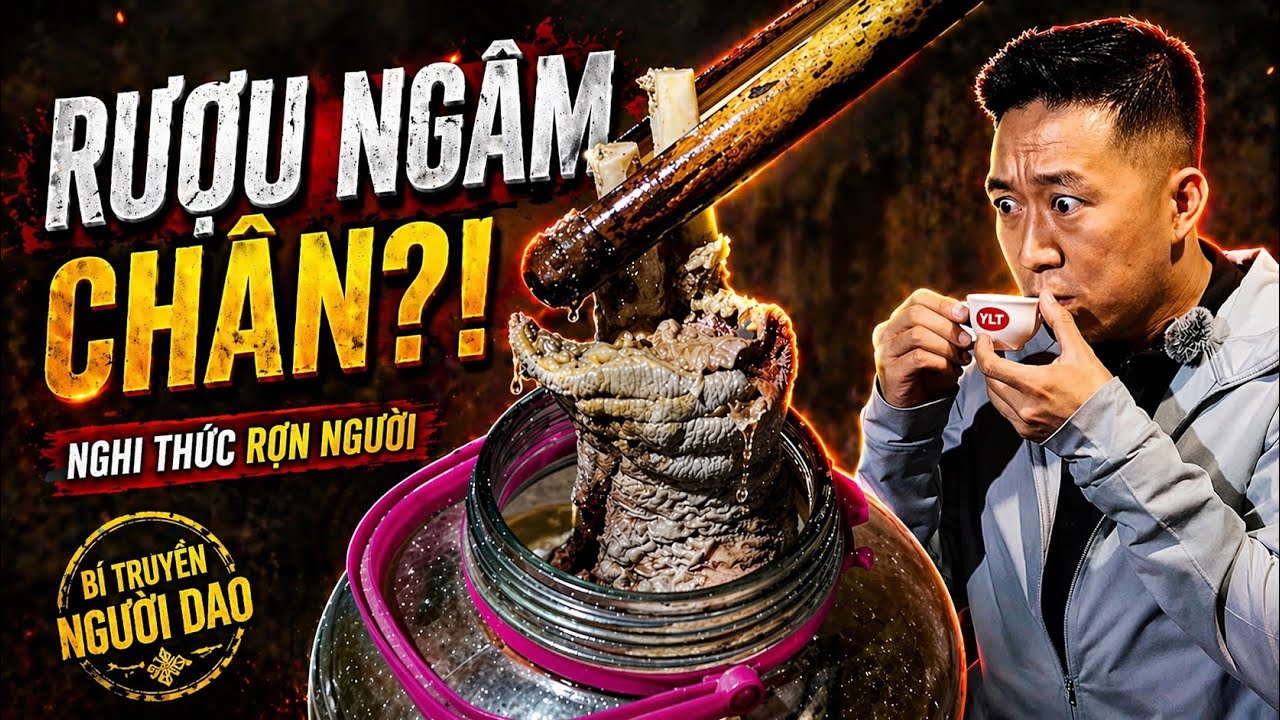 Ch&acirc;n người ng&acirc;m rượu ở miền n&uacute;i&hellip; sự thật ph&iacute;a sau 😨
