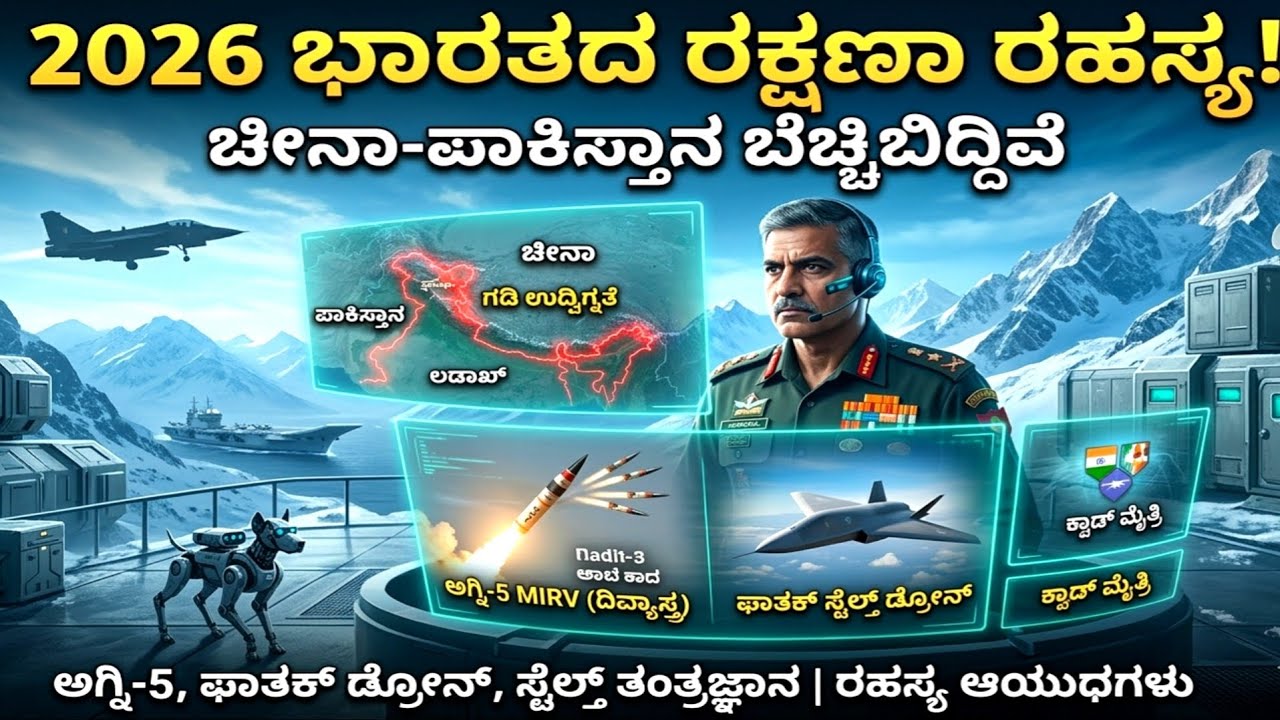 DRDO ಕಂಡುಹಿಡಿದ ಈ ಹೊಸ ಆಯುಧಗಳು ಭವಿಷ್ಯದ ಯುದ್ಧವನ್ನೇ ಬದಲಾಯಿಸಲಿವೆ! | India Defense 2026