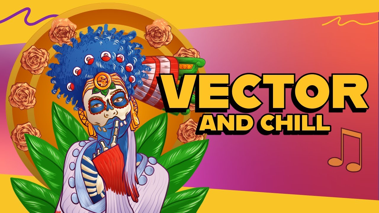1 hour of chill vibes to draw Vector Art wtih!
