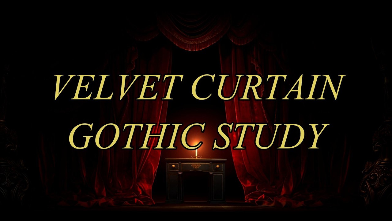 Velvet Curtain Night Study – Gothic Ambient Focus (2 Hours)