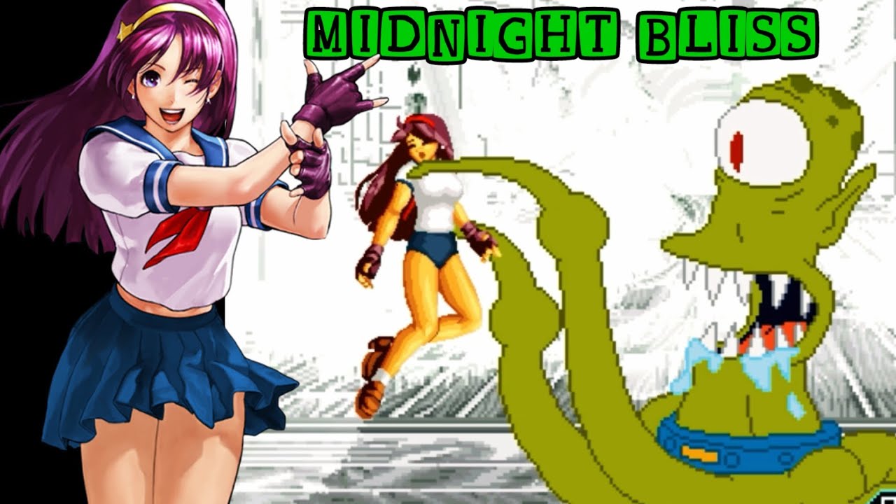 KANG VS ATHENA ASAMIYA - Midnight bliss with Kang [KOF Mugen] Epic Battle