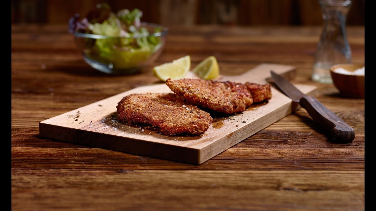 Escalopes de porc panées préparées dans les règles de l’art