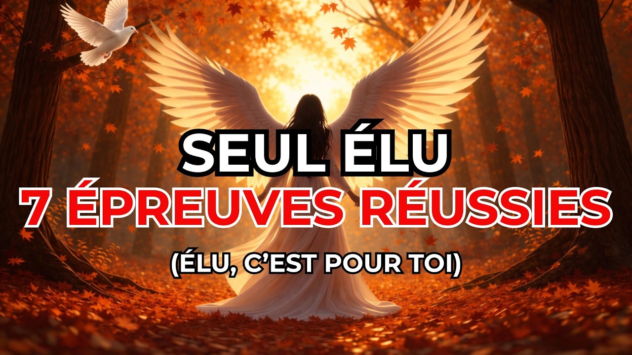 Dieu a dit : « Je suis impressionné »Tu es le SEUL élu à avoir réussi les 7 épreuves.
