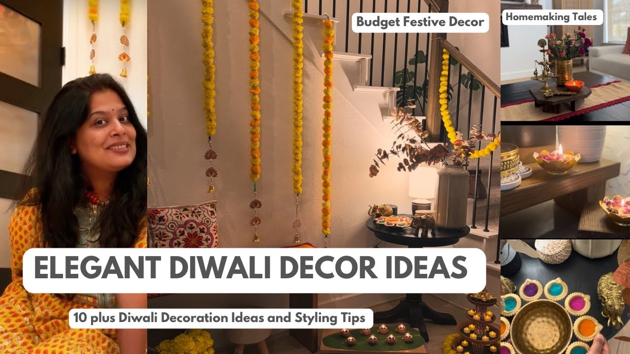 10 Beautiful Diwali Decoration Ideas | Decor and Styling Tips | Homemaking Tales Diwali Decor 🪷