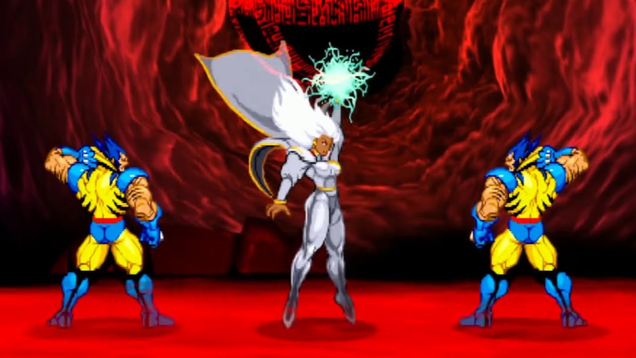 Marvel VS Capcom 2 - Wolverine/Storm/Wolverine (Bone) - Expert Difficulty Playthrough