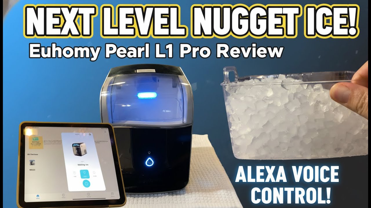 Тестирование Euhomy Pearl L1 Pro: льдогенератор для наггетсов с управлением от Alexa ⭐ Gadgetify