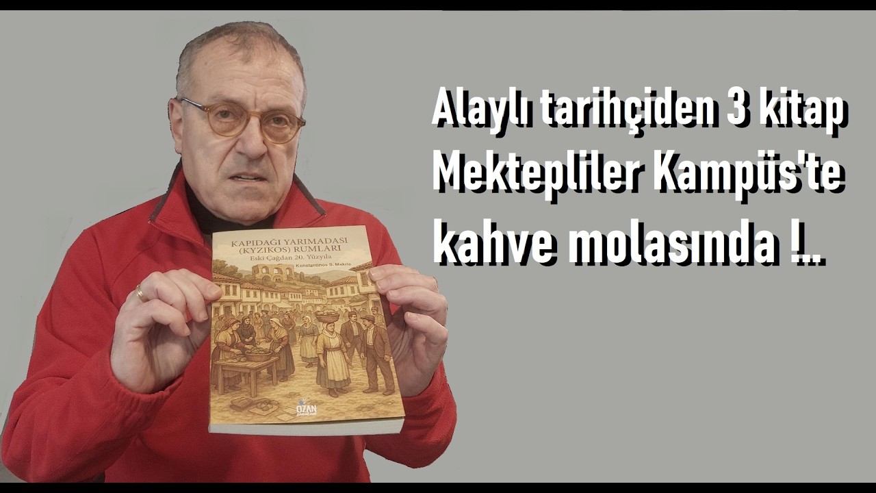 Rahmi AKDAŞ 3 Yeni Eserle bilin dünyasına katkıda bulundu.Akdaş Kitaplarını Önder Balıkçı ya anlattı