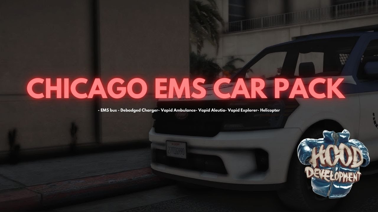 Chicago EMS Car Pack Fivem | TOS FRIENDLY