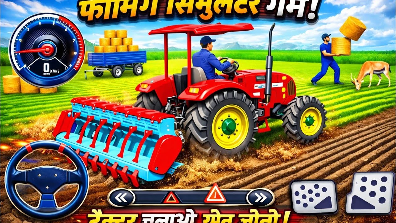Tractor 🚜 Farming Game Khet Mein