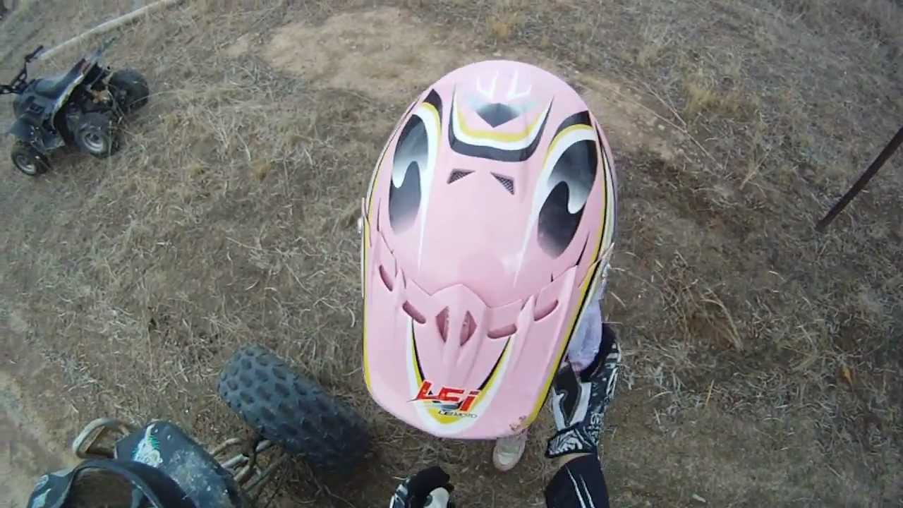 5 year old girl huge ATV crash