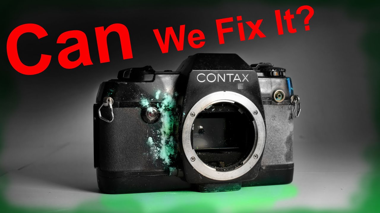 Battery Damaged Camera Repair - Part One - Contax 137 MA - Can We Fix It