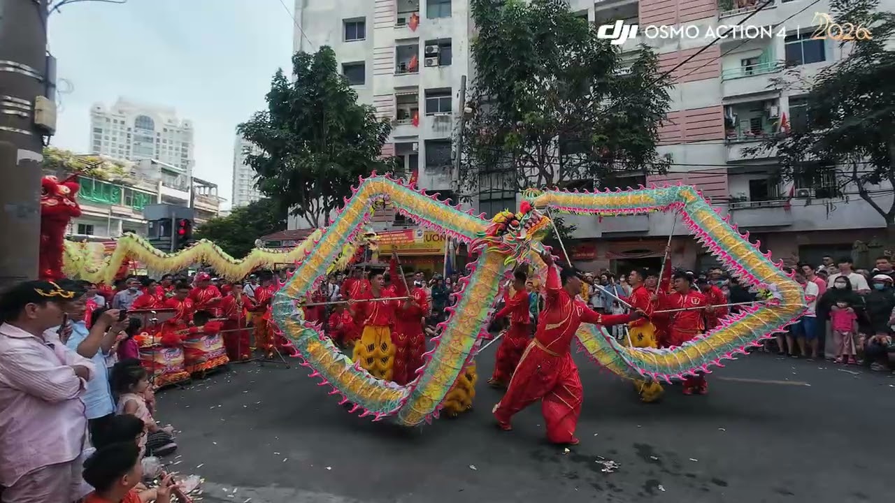 Múa Rồng Tốc Độ Kinh Hoàng ! Quá Đỉnh - Tinh Anh Đường Mừng Xuân Bính Ngọ 2026