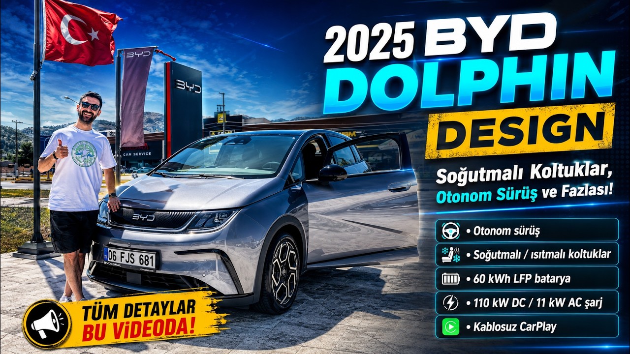 2025 BYD Dolphin Design: Soğutmalı Koltuklar, Otonom Sürüş ve Fazlası!