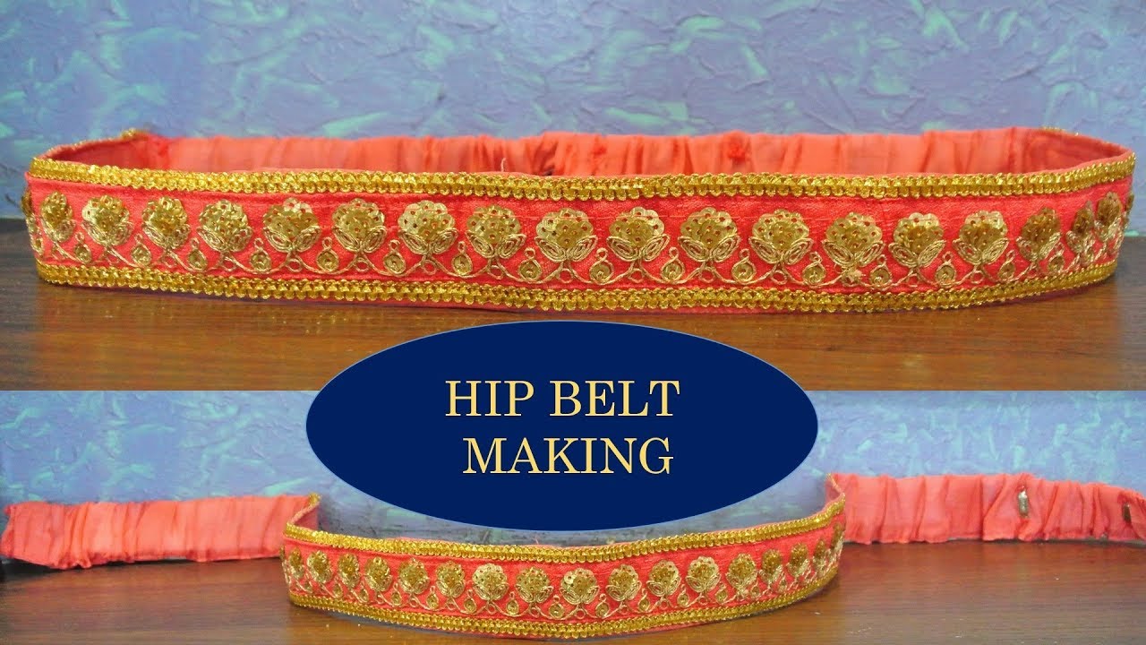 SiM || Hip Belt DIY in just Rs.50 for Dresses & Sarees /Waist Belt /Waist Band
