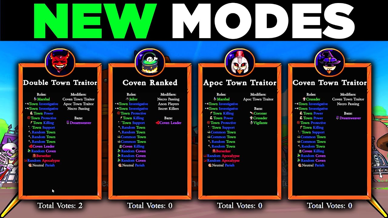 Town of Salem 2's *NEW* Modes Are FIRE... (Modded)