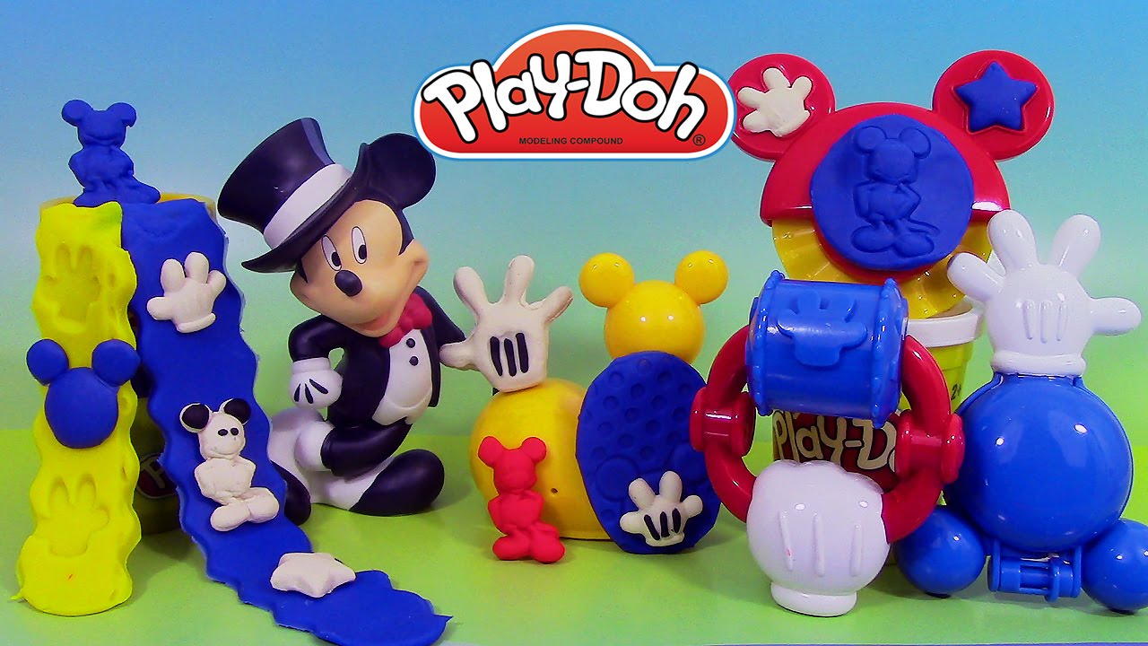 Pâte à modeler Play doh Mouskatools Mickey Mouse Clubhouse Maxi Outils