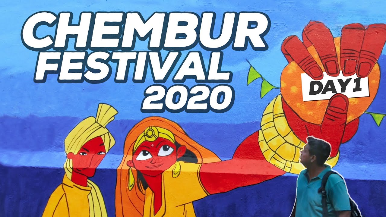 CHEMBUR FESTIVAL - Crazy Wall Art, Delicious Food, Stalls | Day 1 Tour