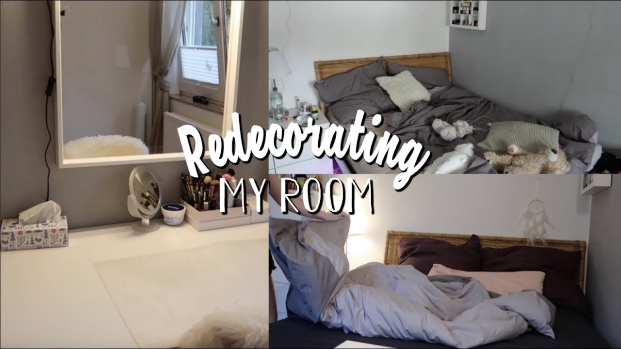 REDECORATING MY ROOM vlog | Hannah Theresa