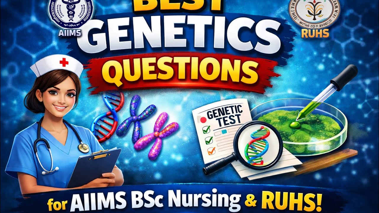 Best genetics questions 🔥#aiimsbscnursing #neet2026 