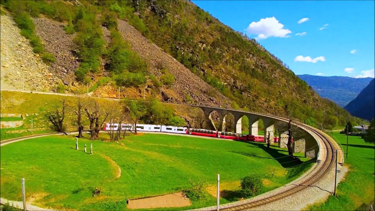 Bernina Express drone HD