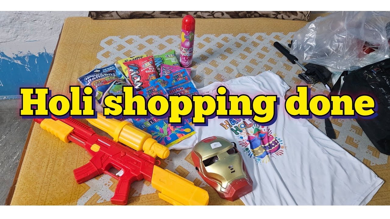 #Vlog 45.. Holi ki shopping done