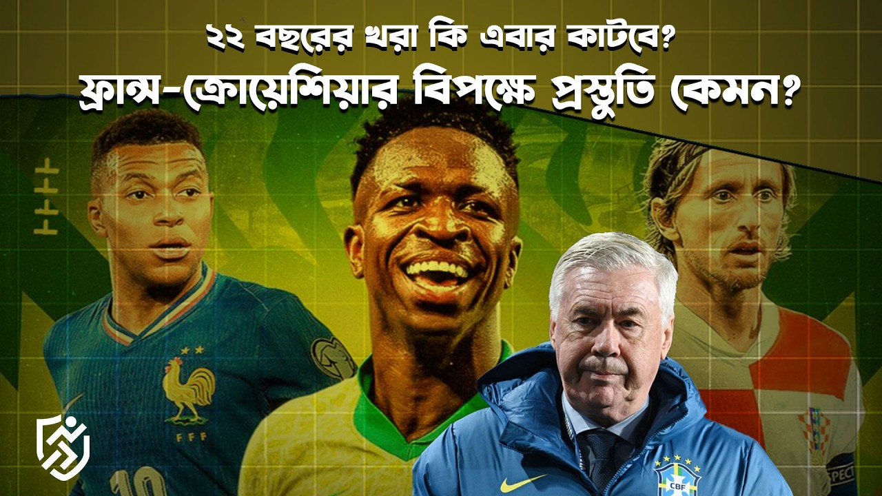 ২২ বছরের খরা কি এবার কাটবে? নেইমার কি সুযোগ পাবেন? | Brazil | Carlo Ancelotti | Neymar