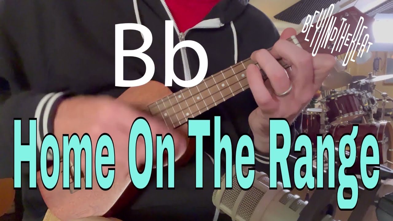 HOME ON THE RANGE, UKULELE PLAY ALONG, INTERMEDIATE UKULELE, UKULELE LESSONS, EASY UKULELE