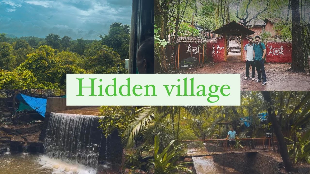 Hidden village Resort | मुंबईतील एक वन्य रंगीन गाव🌴#resort#hiddenvillage#hidden#travel #travelvlog