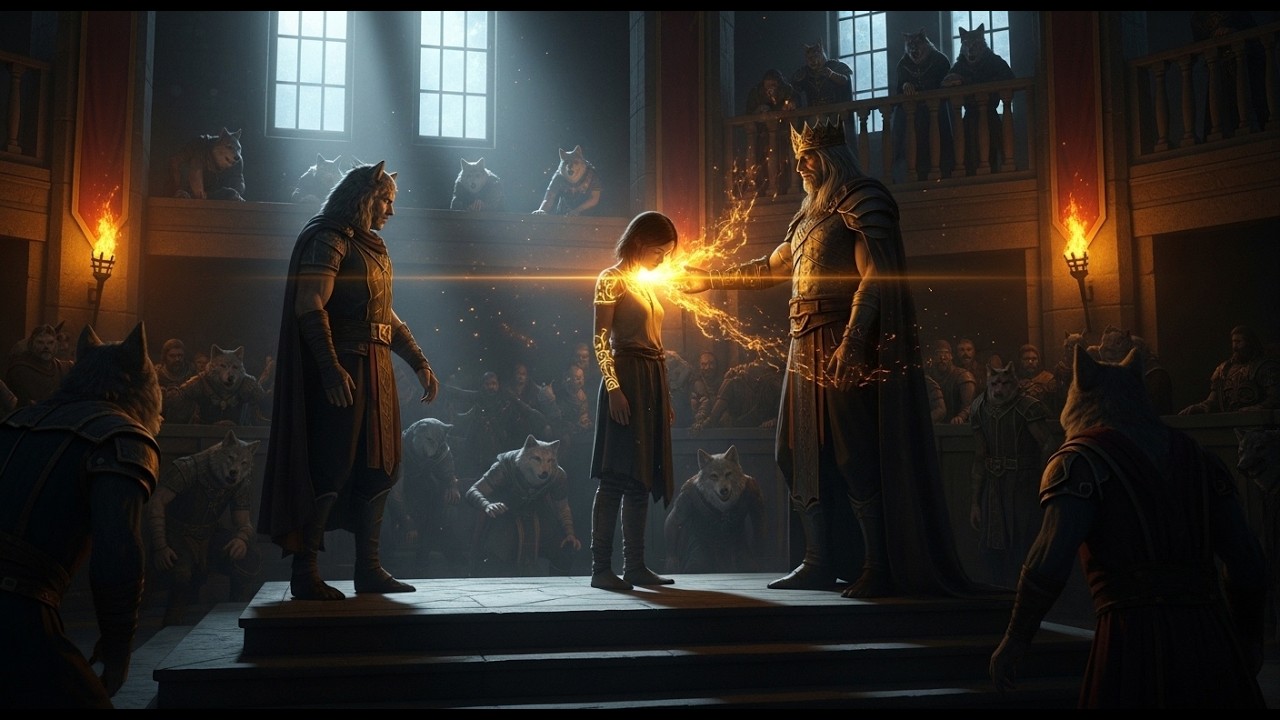 The Alpha King Chose the Quietest Girl to Humiliate at the Auction — Until the Royal Mark Burned on