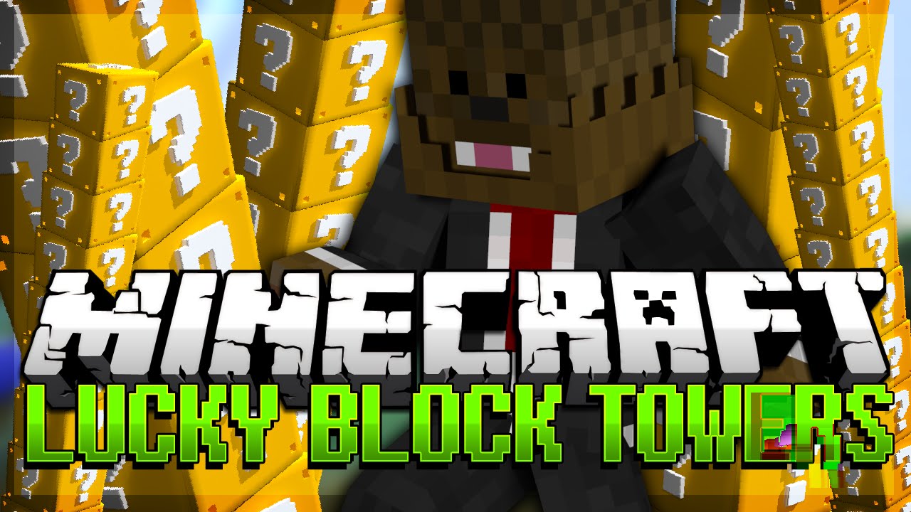Minecraft Lucky Block Towers PVP w/ BajanCanadian and Vikkstar! | JeromeASF