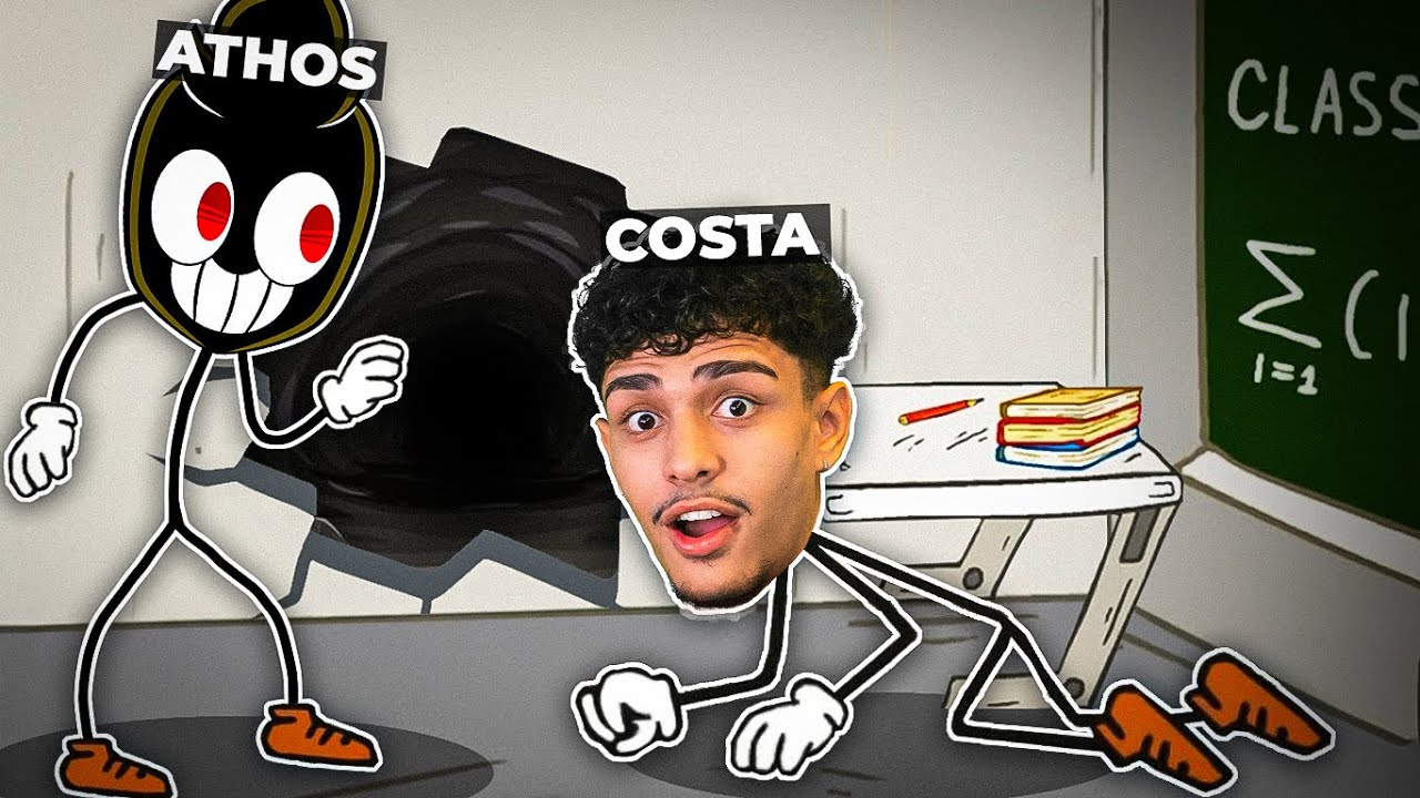 COSTA e ATHOS FUGINDO DA ESCOLA!!