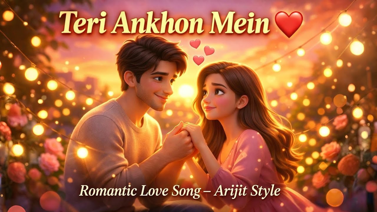 Teri Ankhon Mein ❤️ | Romantic Hindi Love Song – Arijit Style #romantic  #hindisong  #love