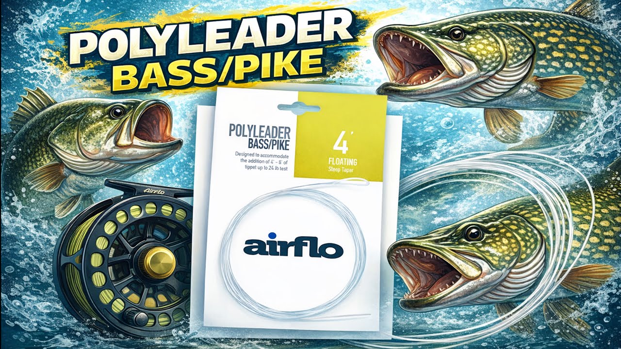 Fly fishing AIRFLO POLYLEADER by Jorge G. Huertes
