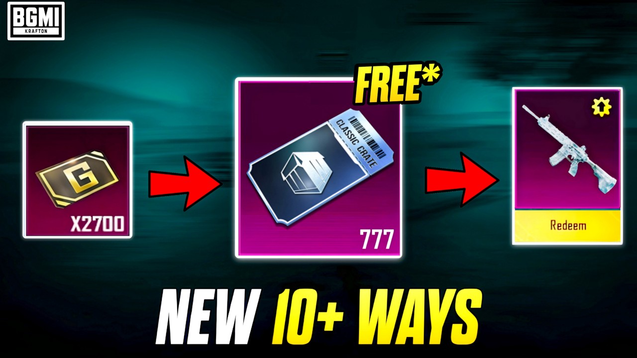 M416 Glacier Returns 😍 New Ways to Get FREE Classic Crate in BGMI | How to get Classic Crate in BGMI