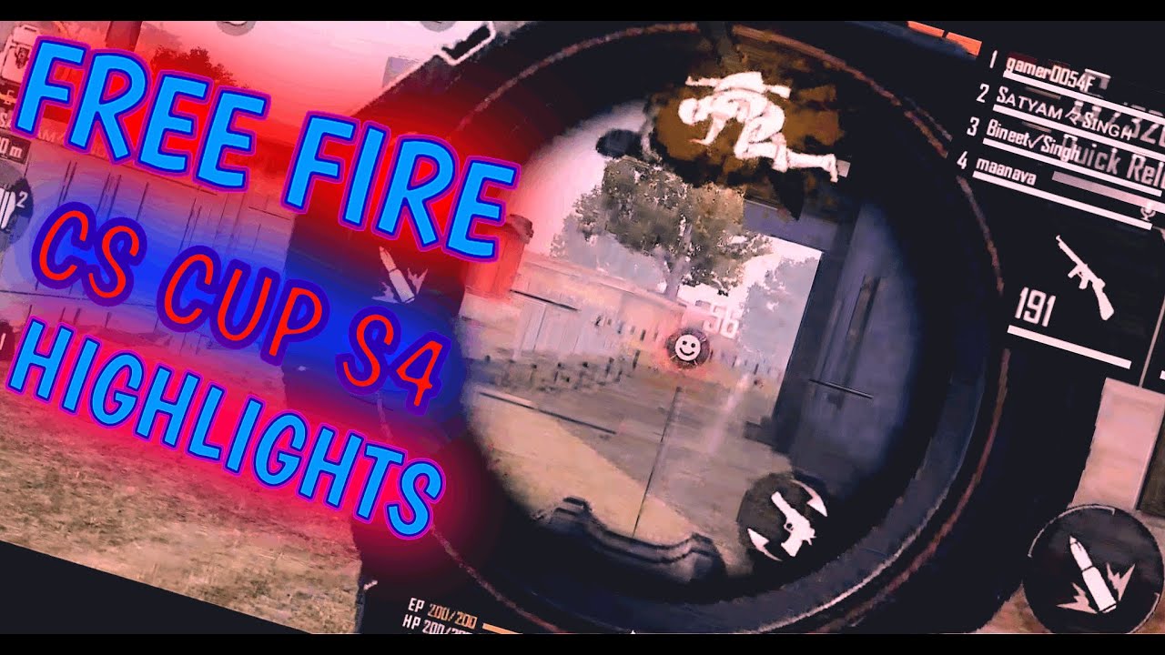 FREE FIRE CS CUP S- 4 HIGHLIGHTS