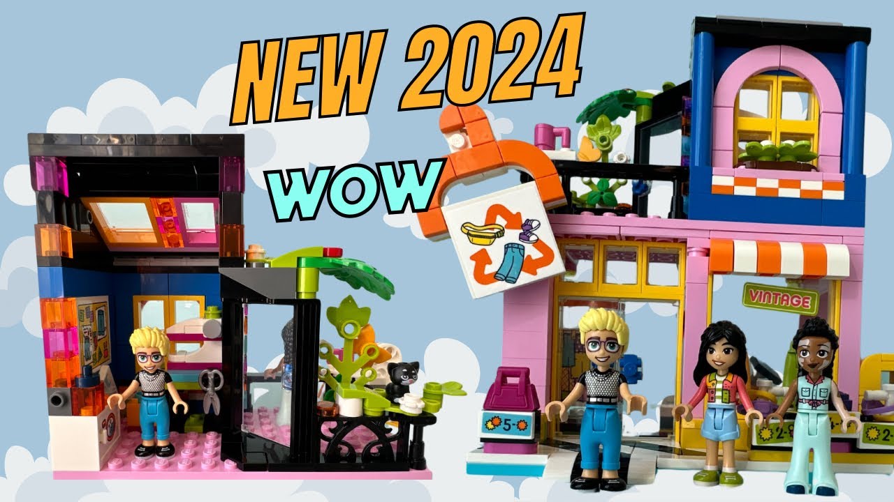 LEGO FRIENDS Vintage Clothing Store [42614 ] NEW 2024!!! (Unboxing and review)
