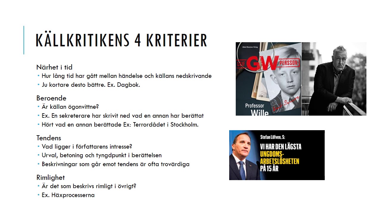 K&auml;llkritik - Historisk metod