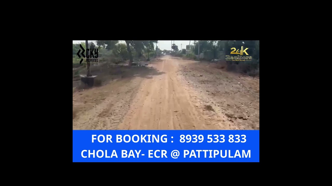 Experience Luxury Living at Chola Bay Pattipulam! 🌴✨ Your Dream Villa Plot Awaits 🏡🌅 #property