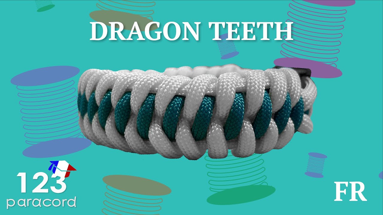 Dragon Teeth | tutoriel paracordes FRANÇAIS